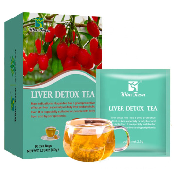 Liver cleansing detox tea Chinese herbal sober up and protect liver tea prevents hepatitis and fatty liver